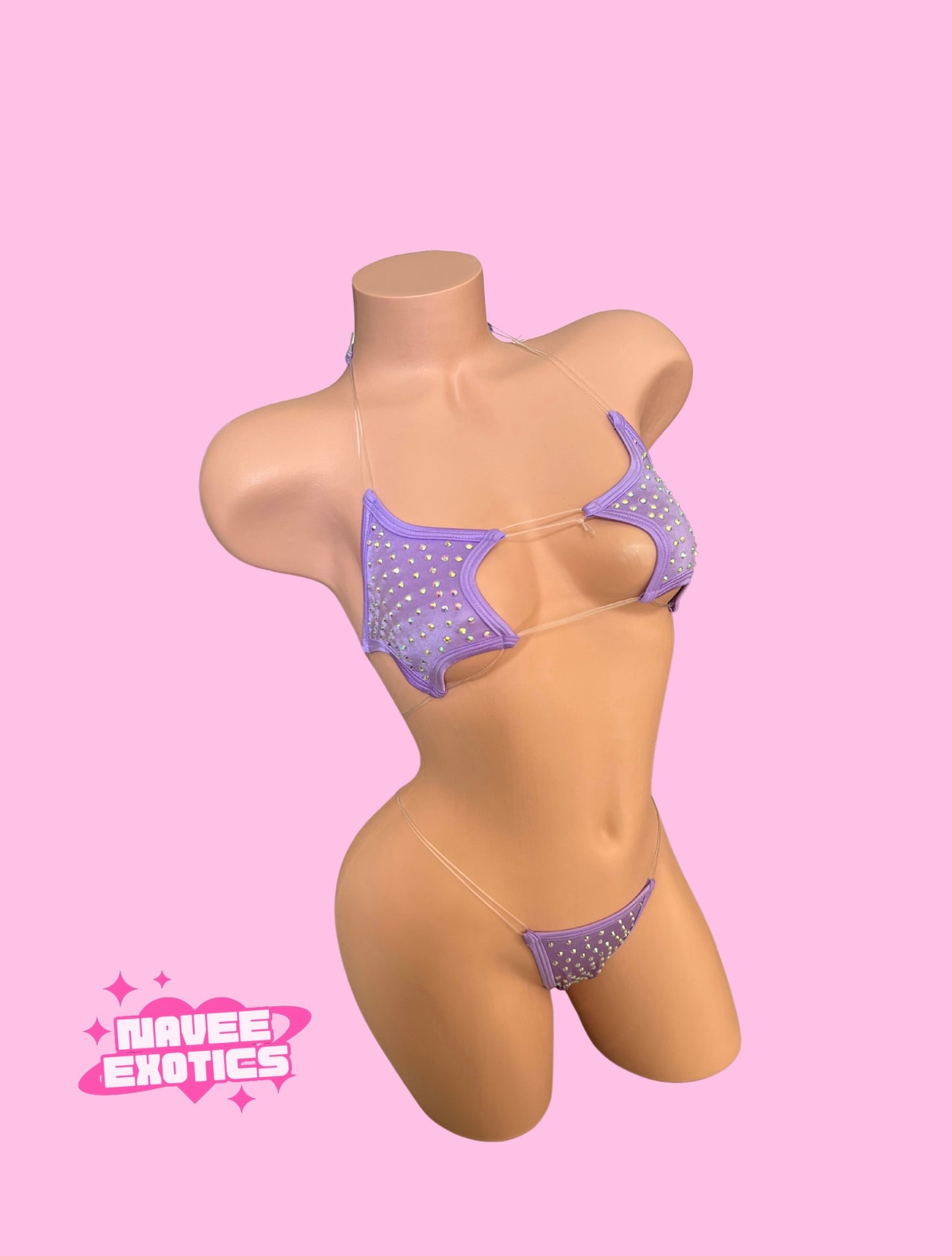 Exotic Star Set 2 piece purple